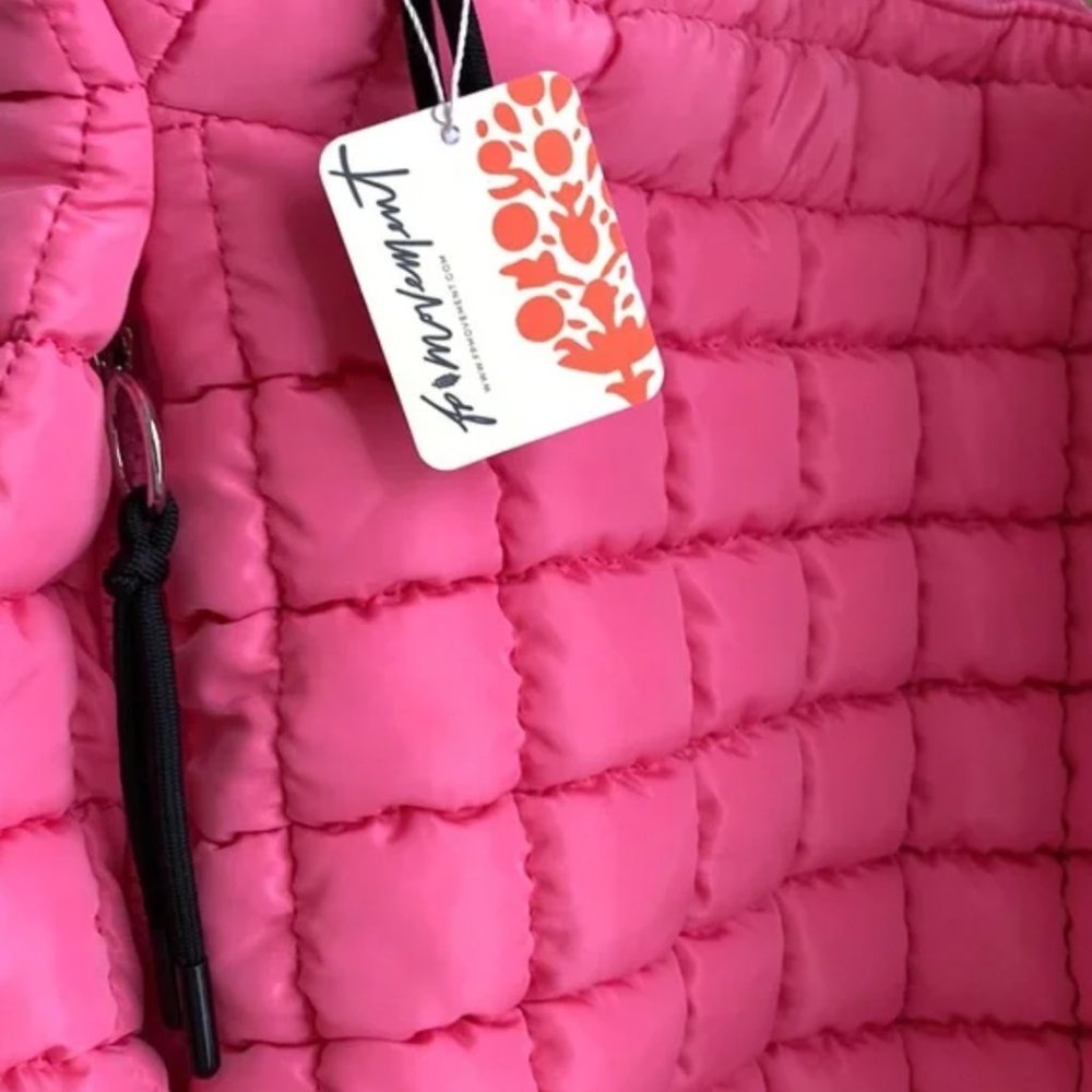 Free People Pink Bubblegum Quilted Carryall - Factory Sealed - NWT - Picture 14 of 17